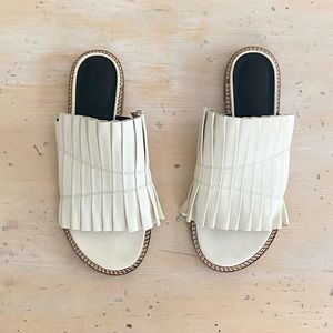 Tibi Ruffle Sandals